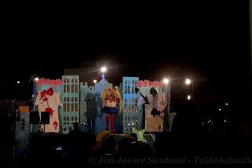 Drag Arush, reinona de las fiestas de Ayatima de Marzagán (Foto Francisco J. Santana)